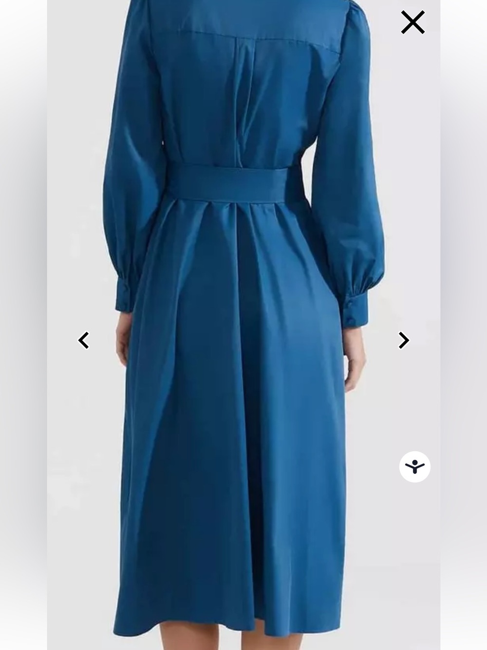 Hobbs London Ivana Dress blue - Picture 3 of 10